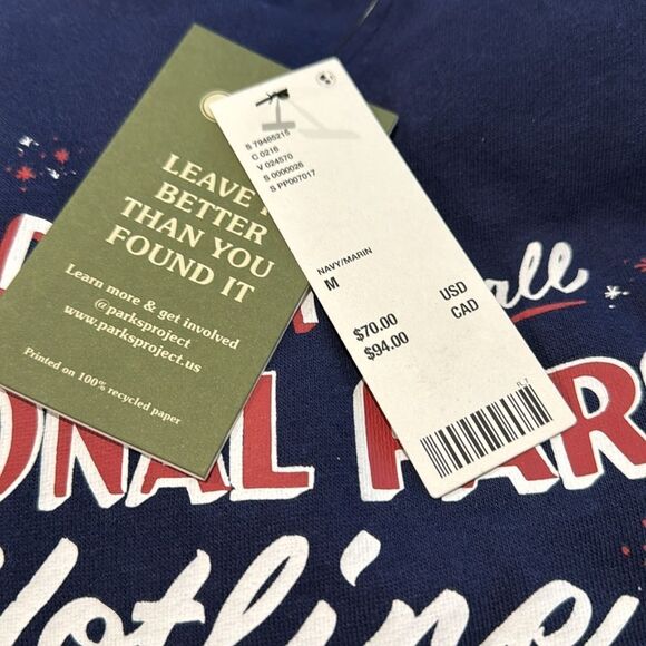 New UO Urban Outfitters Parks Project For A Good Time Navy Sweatshirt M - Picture 5 of 5